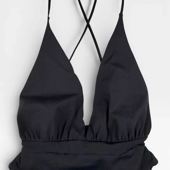 MAAJI Safari Reversible One Piece Swimsuit Womens Sz Small Black Palm Print NWT - Picture 6 of 16